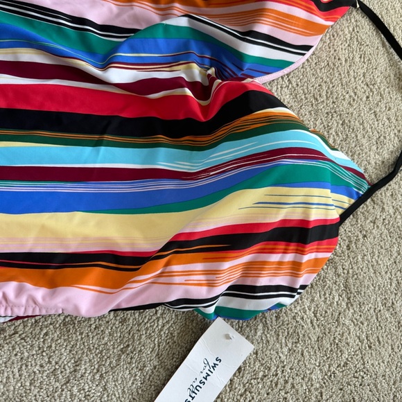Swimsuits for all striped one piece sz 24 - Picture 2 of 5